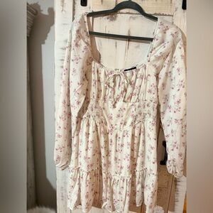Trixxi Pink Floral Dress